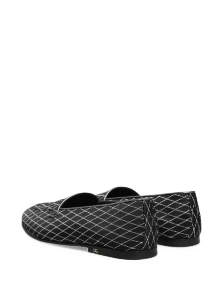 Loafersy Dolce And Gabbana wsuwane czarne