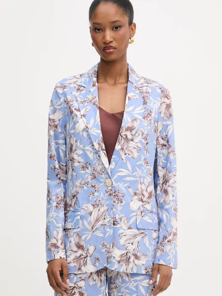 Liu Jo sacou cu un singur rând de pentru femei din albastru