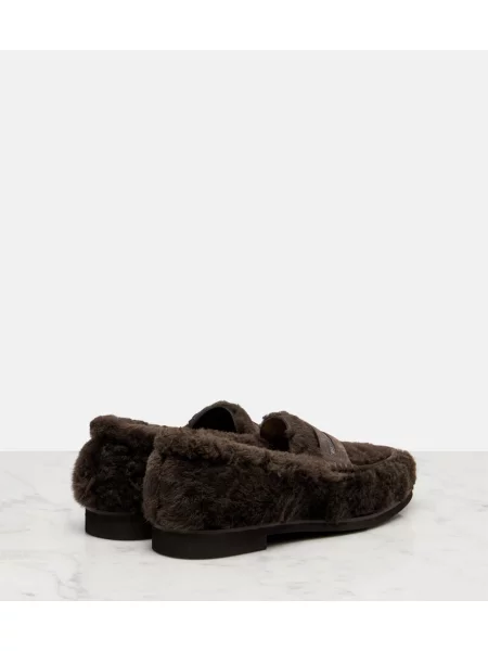 Pantofi loafer Brunello Cucinelli maro