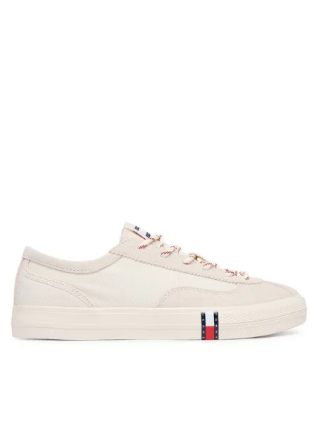 Tenisice Tommy Hilfiger Archive Svijetlo bež