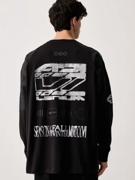 Тениска с дълъг ръкав Adidas Originals черно