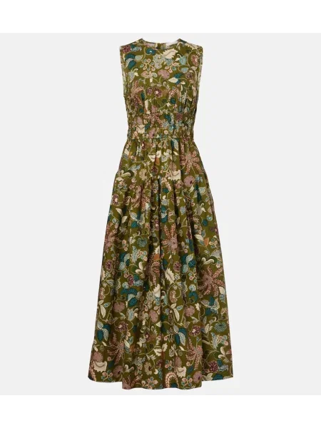 Rochie midi Ulla Johnson cu imagine până la genunchi de costum