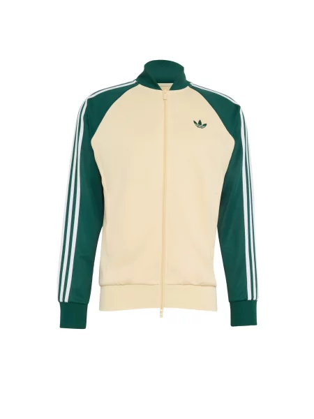 ADIDAS ORIGINALS Hanorac SST șamoa / verde smarald alb