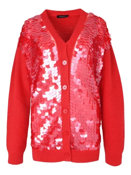 Cardigan Fabiana Filippi cu paiete roșu