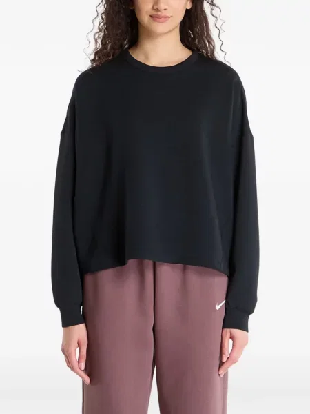 Bluza Nike z okrągłym dekoltem czarna
