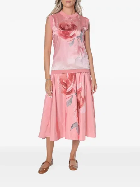 Top Ted Baker cu model floral cu imagine roz
