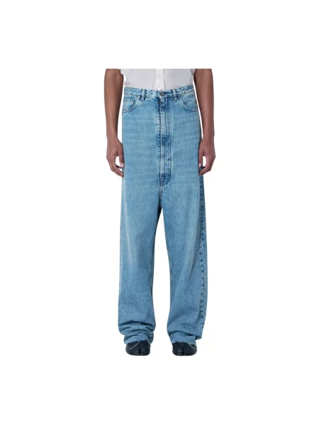 Spodnie Maison Margiela niebieskie