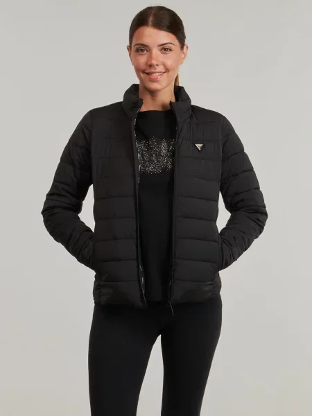Guess Pernata jakna Solid Heavy Diann crna