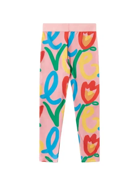 Legginsy dziecięce Stella Mccartney różowe