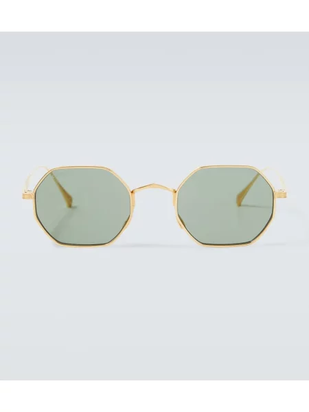 Okrogla sončna očala Cartier Eyewear Collection zelena