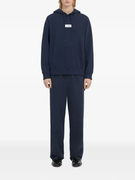 Hanorac cu glugă Mm6 Maison Margiela albastru