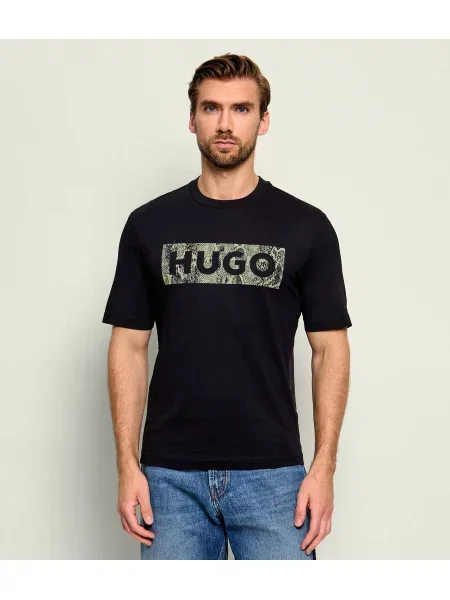 Hugo Blue Tricou Nerpient negru