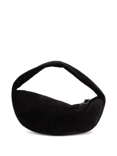 Geanta de piele By Far din piele negru