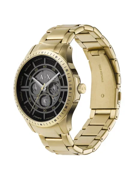 Годинник Armani Exchange Exchange Hampton чорний