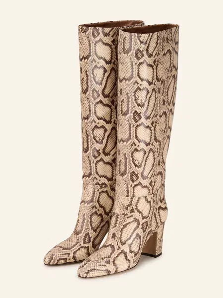 Paris Texas Kozaki Lavinia Boot 75 beige beżowe