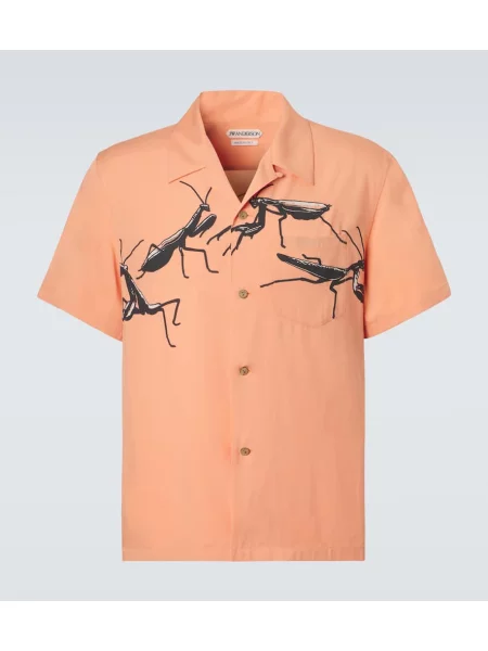 Cămașă Jw Anderson cu imagine portocaliu