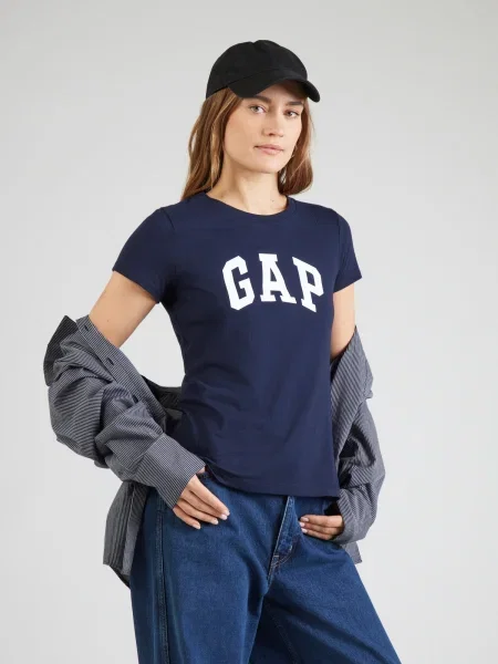 GAP Tricou CLSC bleumarin alb