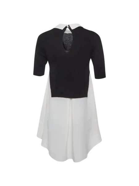 Rochie mini Elisabetta Franchi tricotate alb