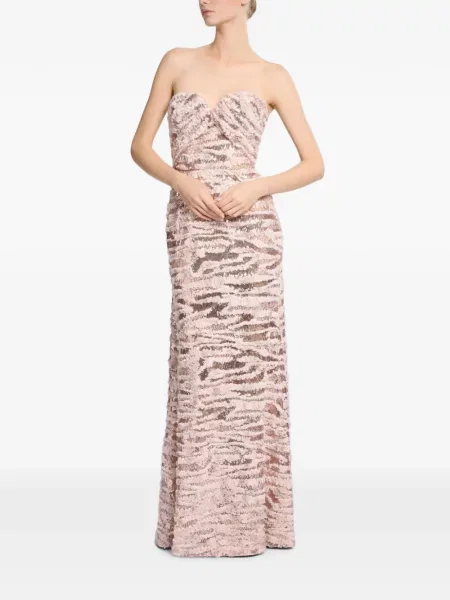 Rochie maxi Elie Saab cu paiete fără bretele