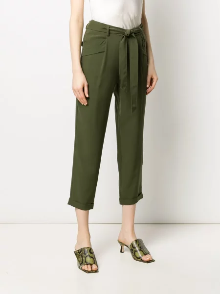 Decupat pantaloni Liu Jo verde