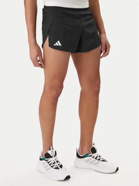 Adidas Sportiniai šortai Adizero Essentials Split Juoda balta