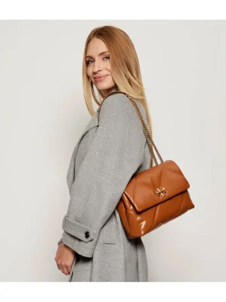 TORY BURCH De piele geantă pe umăr Kira maro