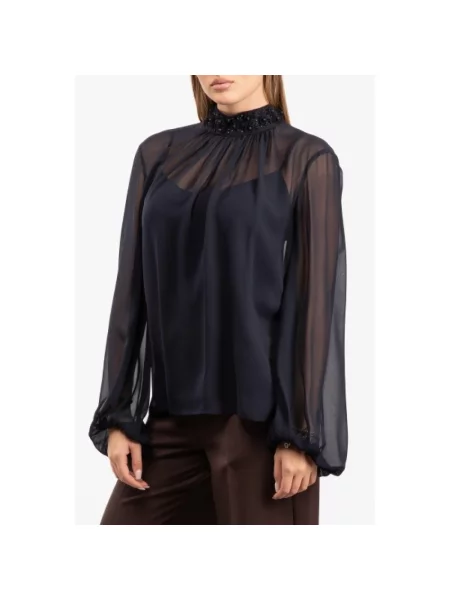 Bluzka Max Mara Studio niebieska