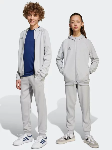 Adidas Performance Detské tepláky sivá