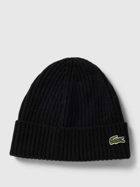 Czapka Lacoste chunky czarna