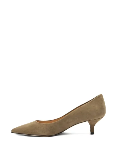 Pantofi cu toc Stuart Weitzman din piele de căprioară maro