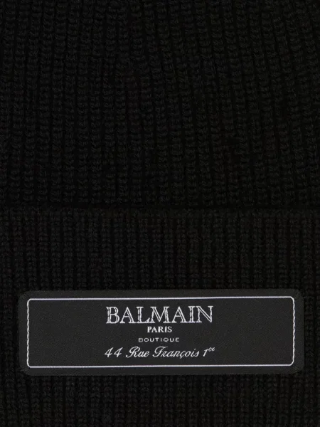 Căciulă Balmain de lână negru