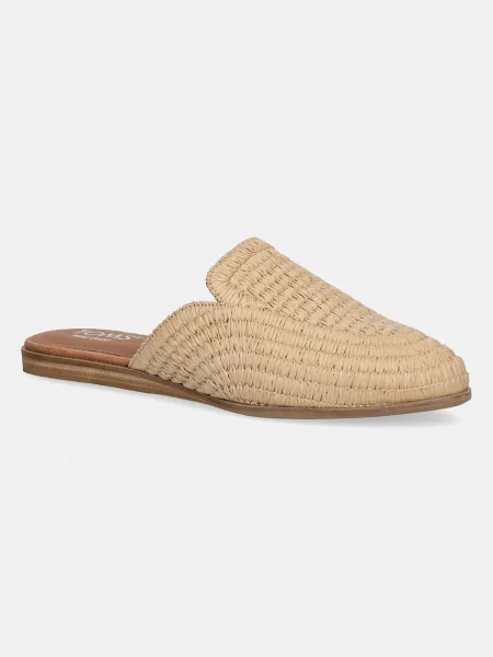 Чехли Toms RAFFIA бежово