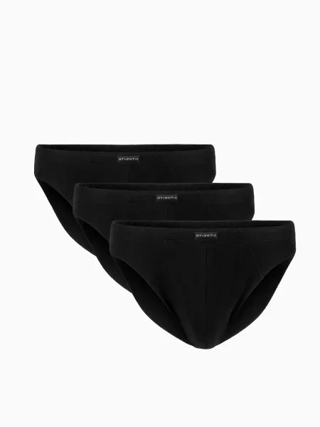 Hlačke Atlantic črna