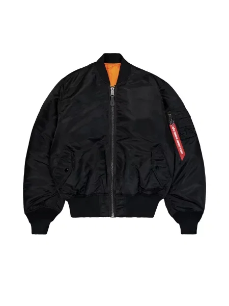 ALPHA INDUSTRIES Geacă de primăvară-toamnă Heritage' negru