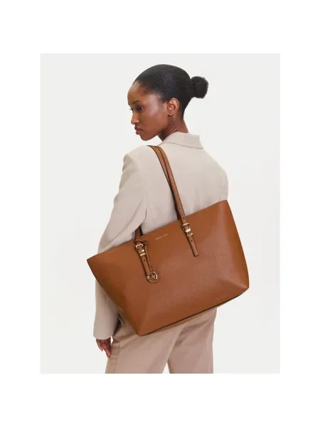Torebka Michael Kors skórzana brązowa