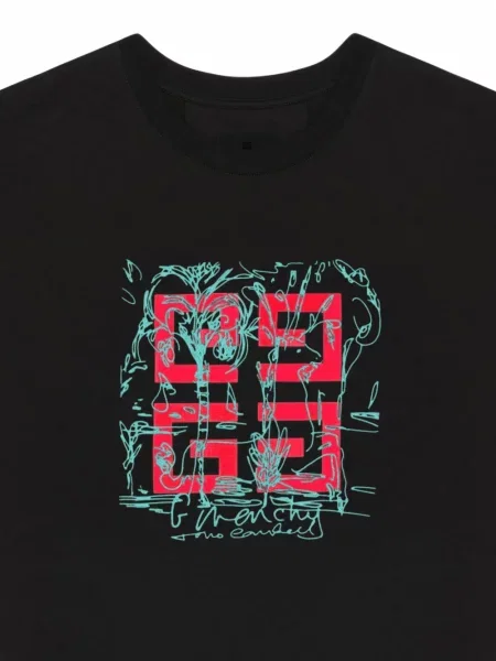 Tricou Givenchy cu imagine negru