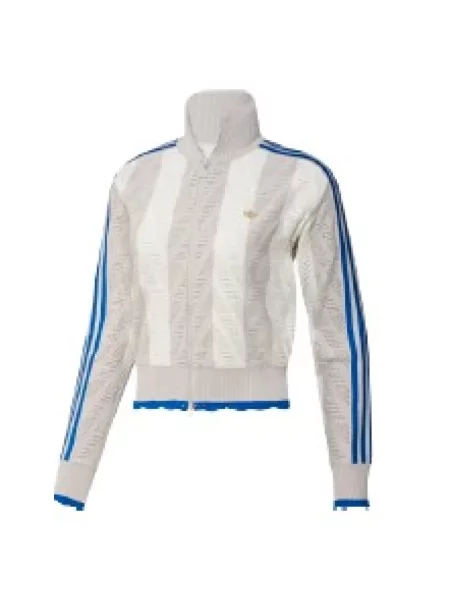Sweter Adidas wełniany biały