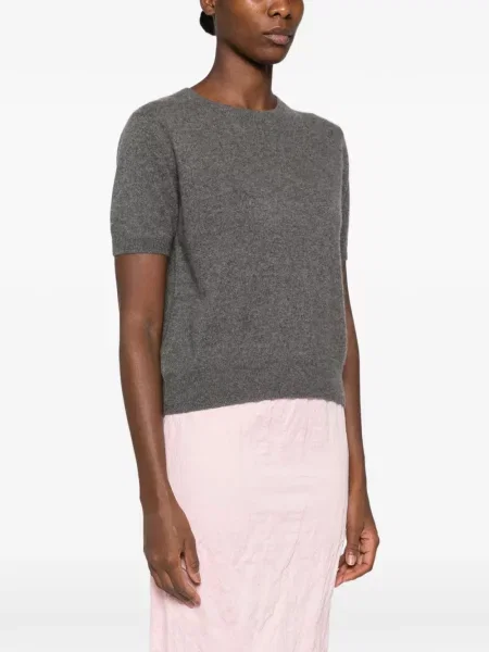 Scurt tricou Ivory Paris gri