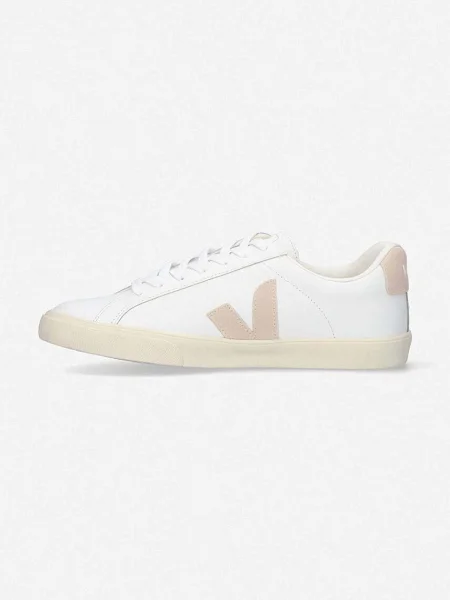 Veja sneakers din piele Esplar culoarea: alb