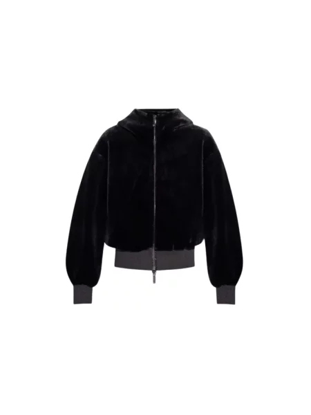 Kurtka Emporio Armani z kapturem czarna