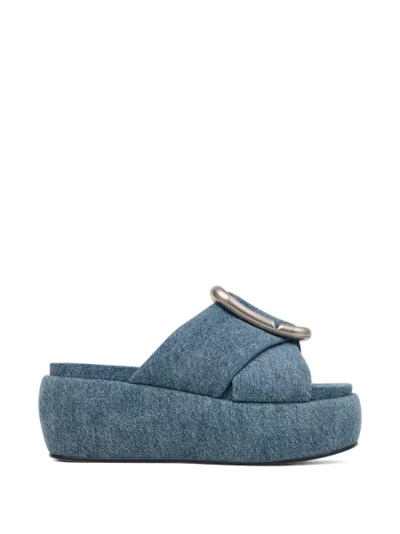 Sandale Marc Jacobs cu platformă albastru