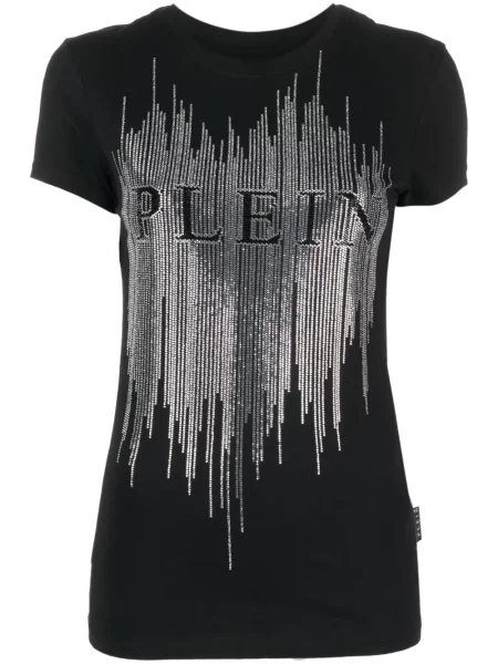 Tricou Philipp Plein cu autograf negru
