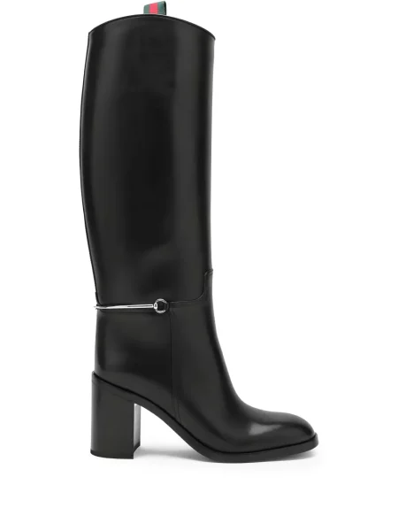 Botine Gucci din piele negru