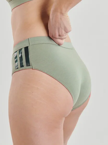 Csíkos alsó Adidas szürke