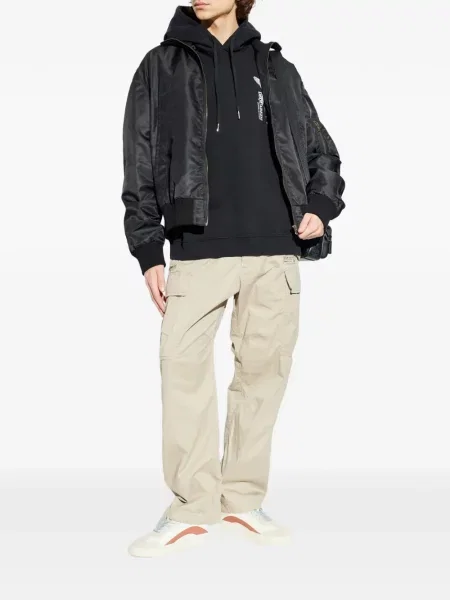 Hanorac cu glugă Dsquared2 cu glugă negru
