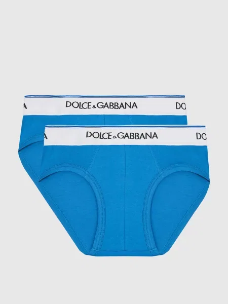 Дитячий набір синіх трусиків-сліпів Dolce&gabbana синій