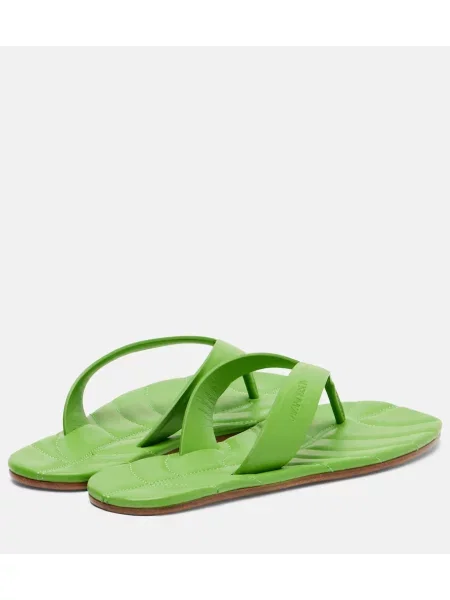 Chiloți tanga Jw Anderson din piele verde