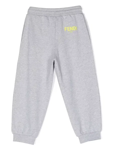 Spodnie dziecięce Fendi szare