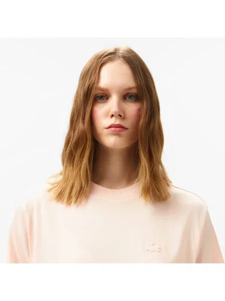 Lacoste футболка рожева