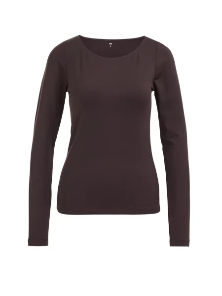 WE Fashion Tricou închis maro